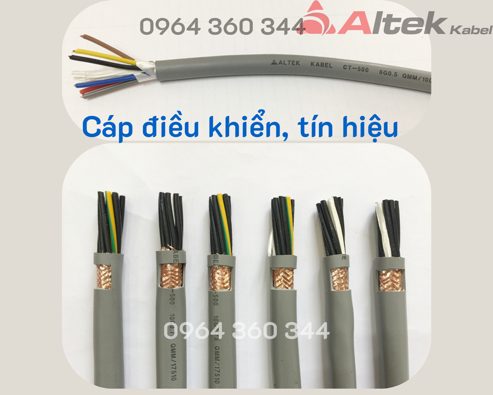 Cáp điều khiển, cáp tín hiệu Altek Kabel chống nhiễu SH-500